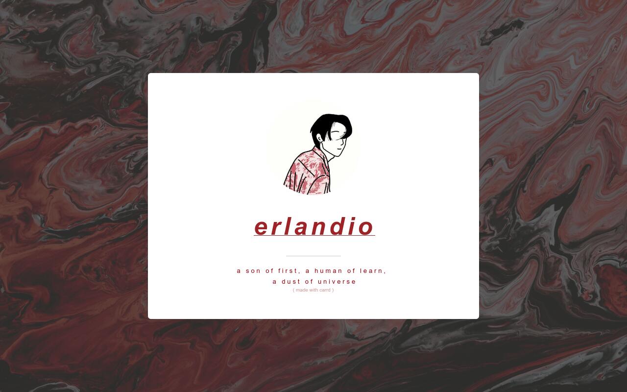 Carrd profile picture for @erland